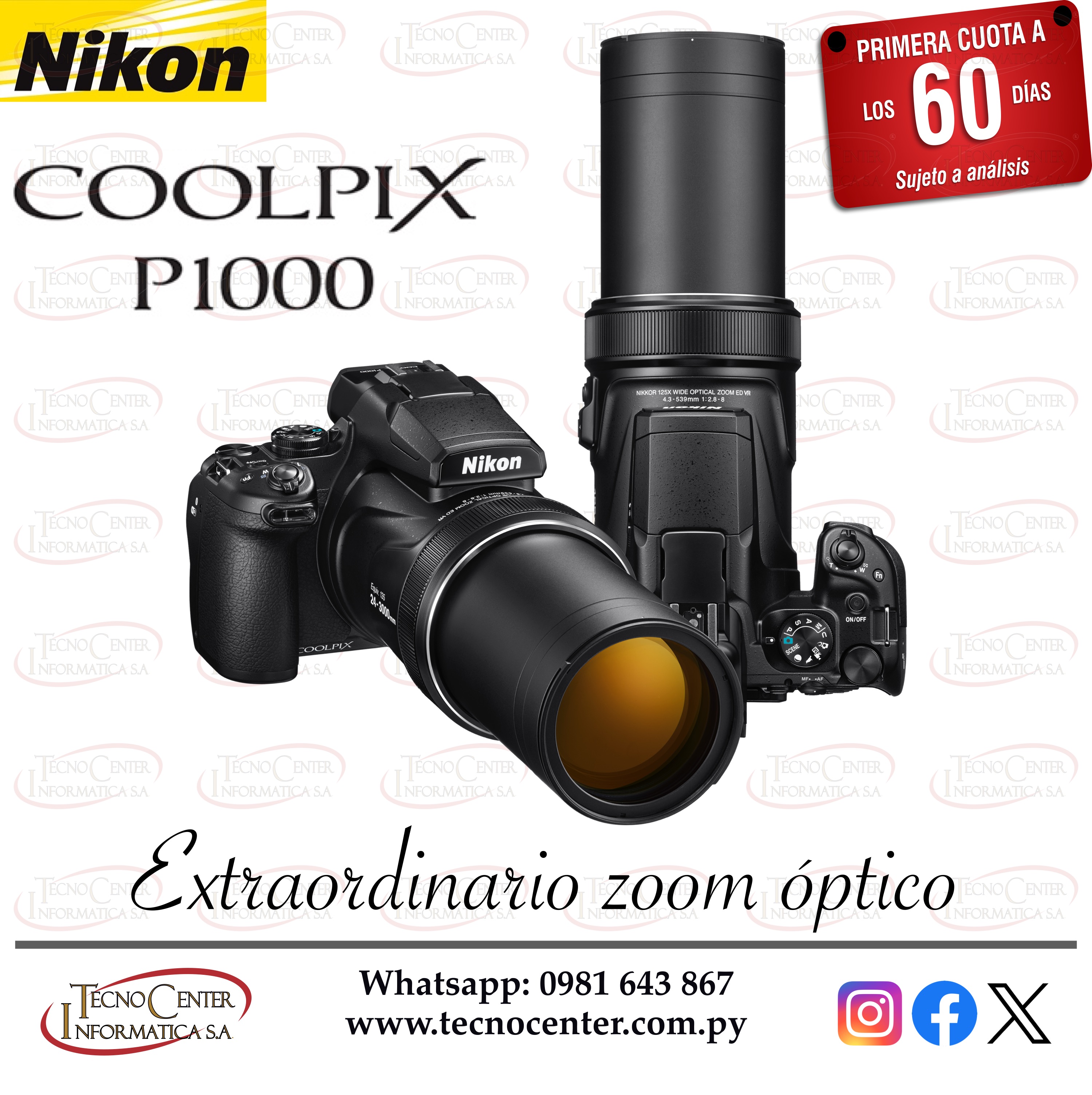 Cámara Nikon Coolpix P1000