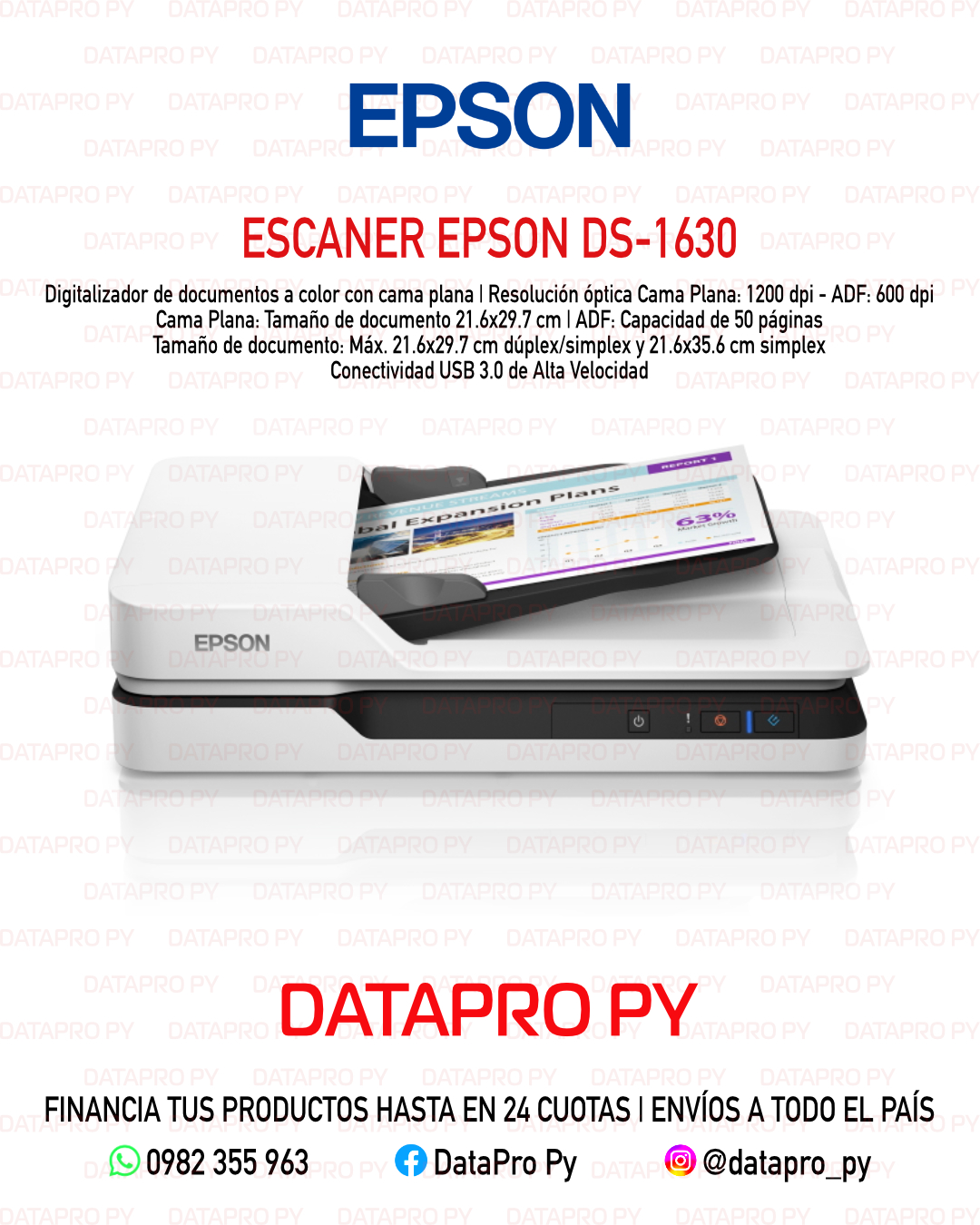 Escáner Epson DS-1630 Escáner Epson DS-1630