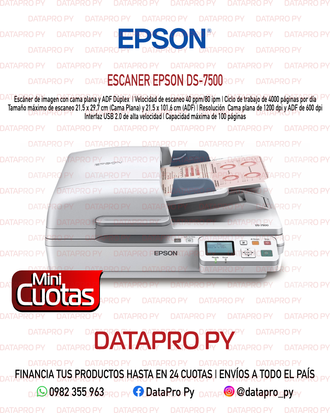 Escáner Epson DS-7500