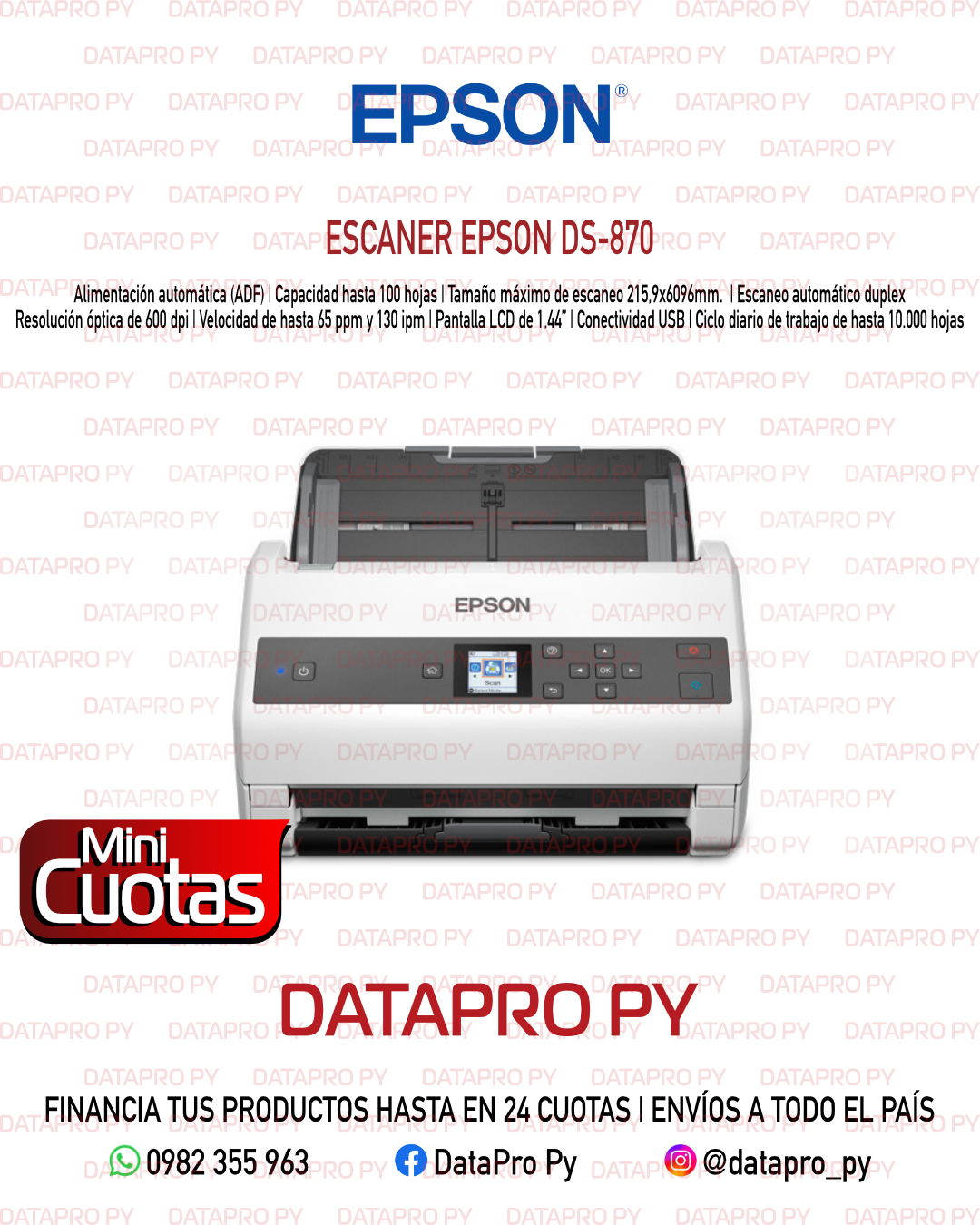 Escáner Epson DS-870