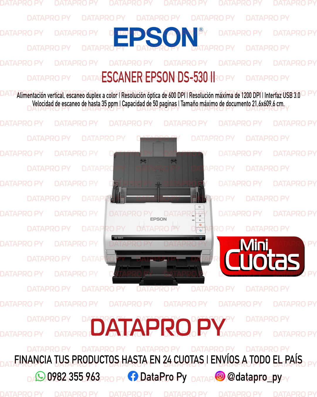 Escáner Epson DS-530 II