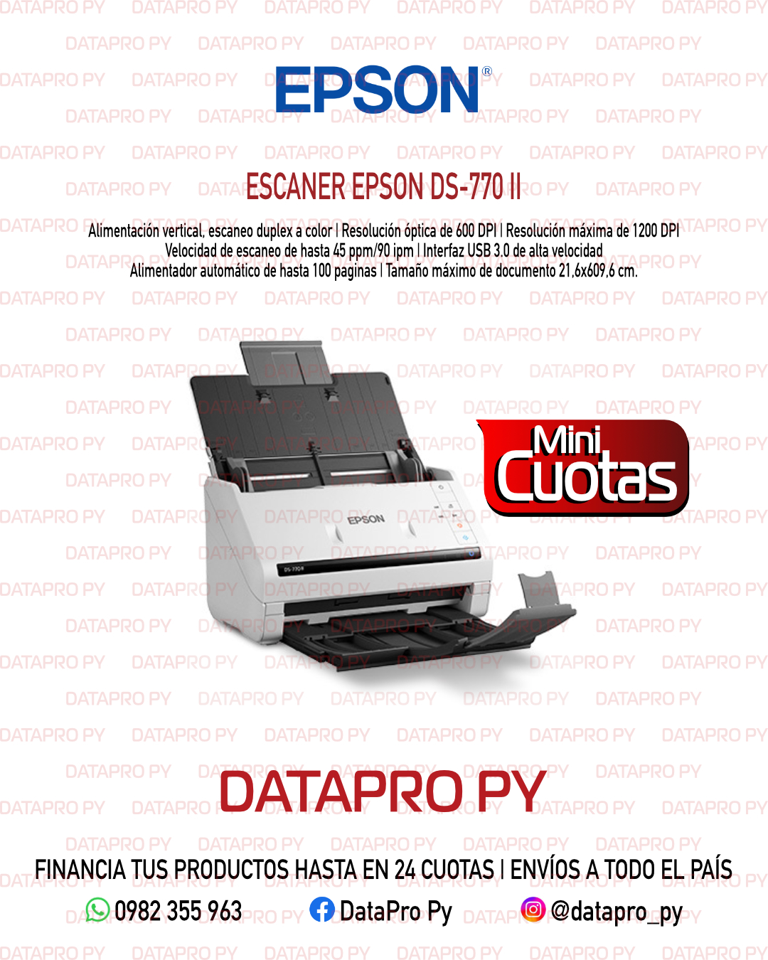 Escáner Epson DS-770 II