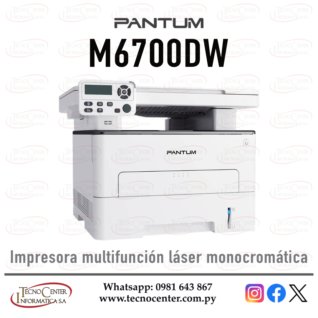 Impresora Multifunción Láser Pantum M6700DW