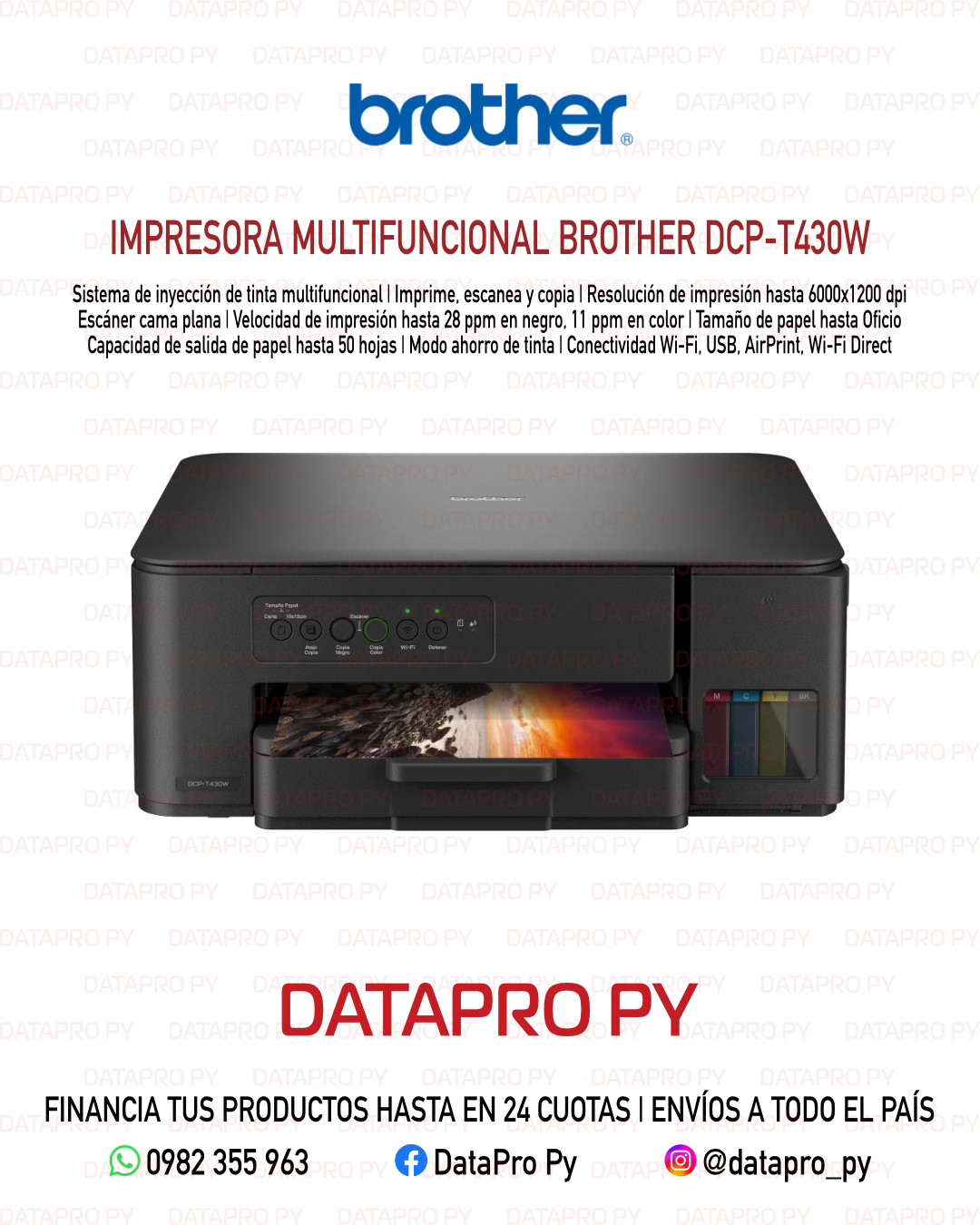 Impresora Multifuncional Brother DCP-T430W Impresora Multifuncional Brother DCP-T430W