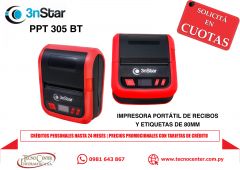 Impresora Portátil de Recibos 3nStar PPT 305 BT.