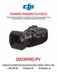 Filmadora Panasonic HC-X1200 4K.